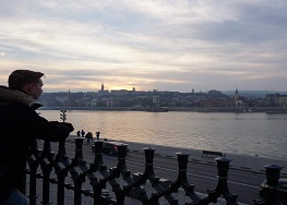Photograph of me in Budapest